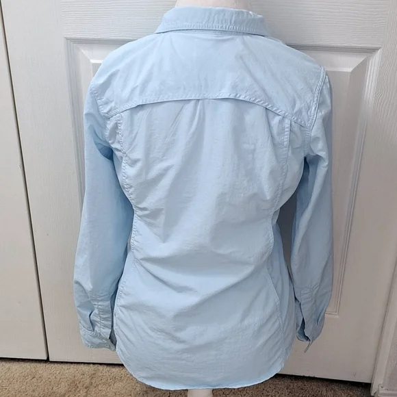 The North Face Baby Blue Blouse/Light Jacket   Size M - Picture 4 of 12